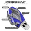 Cheer Bright Blue Cheerleader MultiFunction Travel Bag