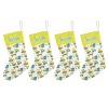 Excavator Construction Truck Christmas Stocking