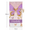 Butterflies Glitter Beach Towel