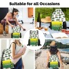 Green Tractor Truck Drawstring Backpack
