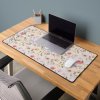 Watercolor Wildflowers Personalized Script Name Desk Mat Desk Mat