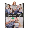 B-305-3 Best Dad Ever FR Blanket