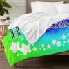 Cheerleader Cheer Colorful Tie Dye Flannel Blanket