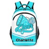 Sky Blue Cheer Cheerleader All Over Print Children S Backpack