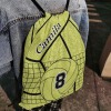 Yellow Volleyball Drawstring Backpack