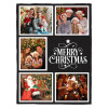 QH-235-5 Merry Christmas Black Blanket