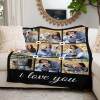 QH-220-9 i love you Pet Blanket