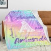 L-004-Text Rainbow Blanket