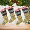 Sunflower Plaid Christmas Stocking
