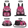 Rose Red Cheer Cheerleader Drawstring Backpack