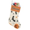 Pumpkin Bat Spider Halloween Christmas Stocking