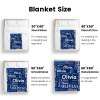 B-312 Name Blue Blanket
