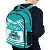 Turquoise Cheer  Cheerleaders All Over Print Children S Backpack