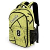 Yellow Volleyball All Over Print Children S Backpack