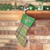 Colorful Plaid Christmas Stocking