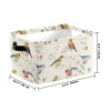 {name} Storage Basket Bins with Handles, Foldable  Closet Organizers Storage Box, Collapsible Cubes for Living Room Shelves Office Toys Nursery Folding storage bins