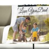 B-341-2 Dad Kid Blanket