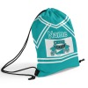 Turquoise Cheer Cheerleaders Drawstring Backpack