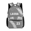 Softball Pattern All Over Print Children S Backpack