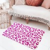 Deep Pink Leopard Print Doormat