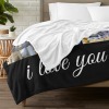 QH-220-9 i love you Pet Blanket
