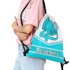 Sky Blue Cheer Cheerleader Drawstring Backpack