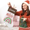 Merry Christmas Rainbow Christmas Stocking
