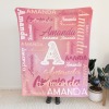 L-004-Text Red Blanket