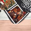 QH-235-5 Merry Christmas Black Blanket