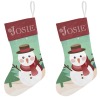 Cute Snowman Christmas Stocking