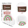 Merry Christmas Rainbow Christmas Stocking