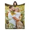 B-289-1 I love you Blanket