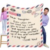 Dear Daughter Throw Blanket