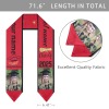 Red Black Graduation Stole