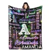 L-004-Text Starry Sky Blanket