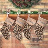 Leopard Print Christmas Stocking