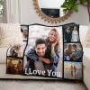 B-409-7 Couple-I Love You Blanket
