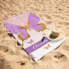 Butterflies Glitter Beach Towel