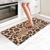 Leopard Print Kitchen Mat 48"x17"