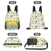 Construction Trucks Drawstring Backpack