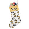 Construction Tractor Truck Christmas Stocking
