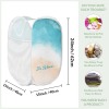 Watercolor Beach Sea Wave Laundry Basket