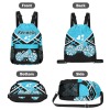 Cheer Cheerleader Sky Blue Print Drawstring Backpack