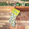 Excavator Construction Truck Christmas Stocking