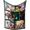 B-122-5 FR Joyeux Anniversaire Papa Blanket