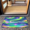 Green Pink Blue Galaxy Doormat