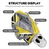 Yellow Cheer Cheerleader MultiFunction Travel Bag