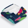Kids Outer Space Rockets Planets Constellations Fleece Blanket Throw Blanket