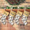Construction Tractor Truck Christmas Stocking