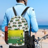 Green Tractor Truck Drawstring Backpack